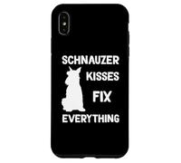 I baci dello Schnauzer nano risolvono tutto Custodia per iPhone XS Max