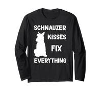 I baci dello Schnauzer nano risolvono tutto Maglia a Manica