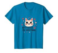 I Baci di Kitty risolvono Tutto - Cute Cat Love Maglietta
