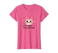 I Baci di Kitty risolvono Tutto - Cute Cat Love Maglietta