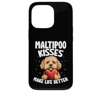 I baci di Maltipoo migliorano la vita Amante dei cani Maltipoo Custodia per iPhone 13 Pro