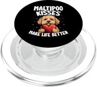 I baci di Maltipoo migliorano la vita Amante dei cani Maltipoo PopSockets PopGrip per MagSafe