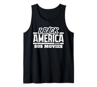 I Back America e i Film degli Anni '80 Funny Patriotic 4 luglio Canotta