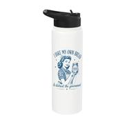 I Bake My Bread & Distrust Government Lievito madre Bread Baker Stainless Steel Insulated Water Bottle