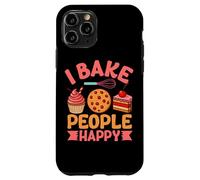 I Bake People Happy Cupcake Cookie Joy Custodia per iPhone 11 Pro