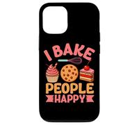 I Bake People Happy Cupcake Cookie Joy Custodia per iPhone 12/12 Pro