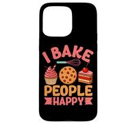 I Bake People Happy Cupcake Cookie Joy Custodia per iPhone 15 Pro Max