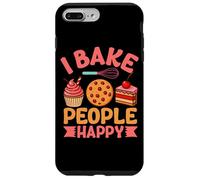 I Bake People Happy Cupcake Cookie Joy Custodia per iPhone 7 Plus/8 Plus