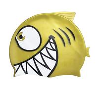 I bambini di alta elasticità nuotano i cappelli comodi di nuoto di nuotata del silicone di forma del pesce