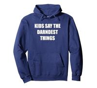 I Bambini Dicono Le Cose più dannose Felpa con Cappuccio, Unisex per Adulti, Navy, M