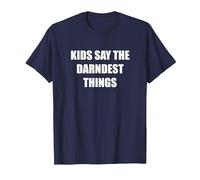 I Bambini Dicono Le Cose più dannose Maglietta, Uomo, Navy, 6XL