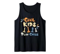 I Bambini Freddi Giocano a Scacchi per i Giovani Bambini del Giocatore di Scacchi Matto Canotta