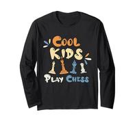 I Bambini Freddi Giocano a Scacchi per i Giovani Bambini del Giocatore di Scacchi Matto Maglia a Manica