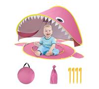 I bambini giocano, sulla spiaggia per bambini - da gioco in campeggio dei cartoni animati - Protezione UV impermeabile con piccola piscina incorporata, riparo portatile pieghevole per la in campeggio