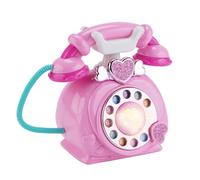 I bambini giocano telefono con cavo | Telefono via cavo Telefono di composizione: Telefono rotante simulato con musica e racconti per bambini