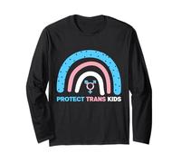 I Bambini Trans proteggono Il Supporto al Transgender Pride Maglia a Manica