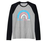 I Bambini Trans proteggono Il Supporto al Transgender Pride Maglia con Maniche Raglan