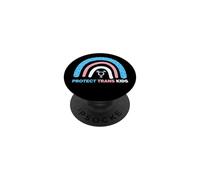I bambini trans proteggono il supporto al Transgender Pride PopSockets PopGrip Adesivo