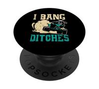 I Bang Ditches ATV Rider Quad Offroad Mudding PopSockets PopGrip Adesivo