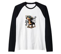I Bassotti Amano L'Estate e Tutti vogliono Un Cane Maglia con Maniche Raglan