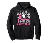 I Beat Cancer Qual è Il Tuo superpotere? Felpa con Cappuccio