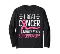 I Beat Cancer Qual è Il Tuo superpotere? Maglia a Manica