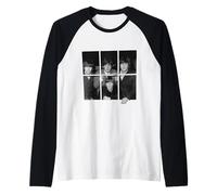 I Beatles John Paul George & Ringo Aiuto! Film 1964 Maglia con Maniche Raglan