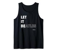I Beatles lo lasciano essere Typography Design Canotta