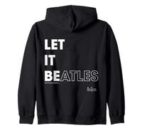 I Beatles lo lasciano essere Typography Design Felpa con Cappuccio