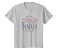 I Beatles - Strawberry Fields Forever Maglietta, Bambini, Argento, 3 Anni