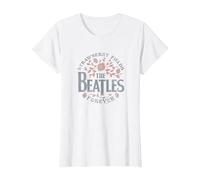 I Beatles - Strawberry Fields Forever Maglietta, Donna, Bianco, XXL