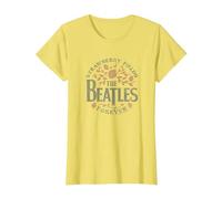 I Beatles - Strawberry Fields Forever Maglietta, Donna, Limone, M