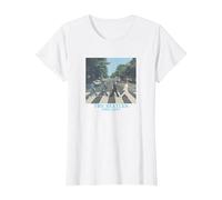 I Beatles - sulla Strada Maglietta, Donna, Bianco, XL
