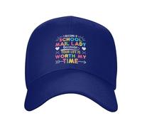I Become A School Mail Lady Because Your Life Is Worth My Time Uomo Donna Cappello Trucker Morbido Berretto da Baseball Classic Cappellino con Visiera per All'Aperto Sport Tennis