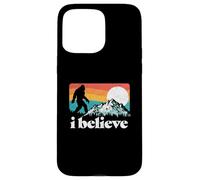 I Believe! Funny Retro Bigfoot Mountains Custodia per iPhone 15 Pro Max