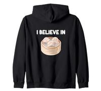 I Believe in Har Gow Dim Sum Cibo Cantonese Cinese Meridionale Felpa con Cappuccio
