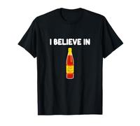 I Believe in Hot Sauce Piccante Chili Condimento Calore Sapore Maglietta
