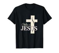 I Believe in Jesus - Design Cristiano con Croce Maglietta