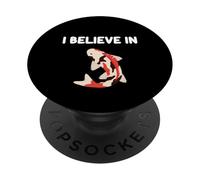 I Believe in Koi Fish Simbolo Carpa Giapponese Harmony Fortune PopSockets PopGrip Adesivo