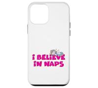 I Believe in Naps Cute Kawaii Unicorno Sonno Custodia per iPhone 12 mini