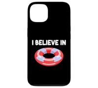 I Believe in Pool Floaties Zattera Summer Party Ocean Water Fun Custodia per iPhone 13