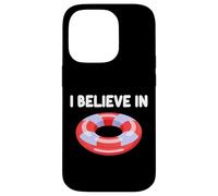 I Believe in Pool Floaties Zattera Summer Party Ocean Water Fun Custodia per iPhone 14 Pro