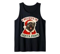 I Believe in Santa Paws Bouvier des Flandres Dog Christmas Canotta