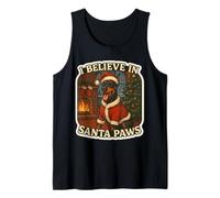 I Believe in Santa Paws Doberman Pinscher Cane Natale Natale Canotta