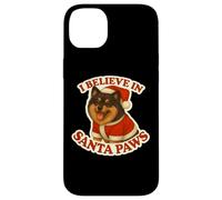 I Believe In Santa Paws Finlandese Lapphund Dog Merry Christmas Custodia per iPhone 14 Plus