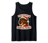 I Believe in Santa Paws, Giocattolo Natalizio per Cani Spaniel Inglese Canotta