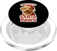 I Believe In Santa Paws Glen of Imaal Terrier Dog Christmas PopSockets PopGrip per MagSafe