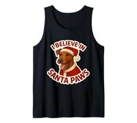 I Believe in Santa Paws Irish Terrier Cane Mamma papà Natale Canotta