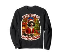 I Believe in Santa Paws Portoghese Water Dog Merry Christmas Felpa