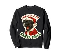 I Believe in Santa Paws Schnauzer Gigante Merry Christmas Felpa